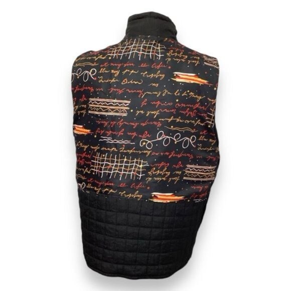 VTG 90s Active Frontier Sport Full Zip Front Reversible Quilted Vest, size L - Picture 5 of 7